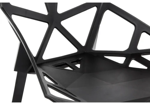Деревянный стул One PC-015 черный 11697 Woodville, чёрный/, ножки/металл/чёрный, размеры - ****550*560 фото 9