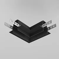Угловой коннектор Magnetic track system TRACL034-42B-R Maytoni чёрный в стиле хай-тек современный для светильников серии Magnetic track system Exility встраиваемый exility тонкая магнитная магнитный
