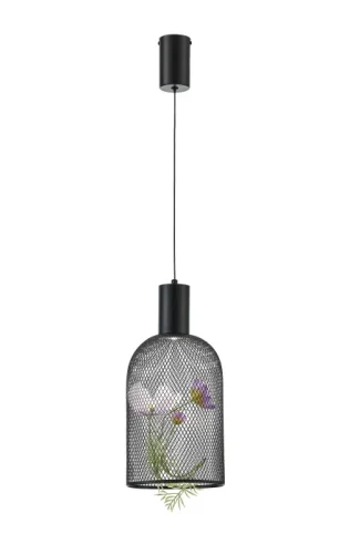 Светильник подвесной LED Ophelia V11874-PL Moderli чёрный на 1 лампу, основание чёрное в стиле современный арт-деко фото 3 Светильник подвесной LED Ophelia V11874-PL Moderli чёрный на 1 лампу, основание чёрное в стиле современный арт-деко фото 3