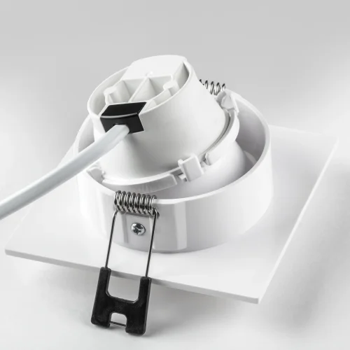 Светильник точечный Singo 012616 Lightstar белый на 1 лампу, основание белое в стиле современный квадратный фото 5 Светильник точечный Singo 012616 Lightstar белый на 1 лампу, основание белое в стиле современный квадратный фото 5