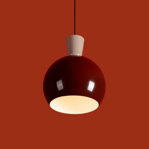 Светильник подвесной Still FR5598PL-01R1 Freya бордовый на 1 лампу, основание чёрное в стиле современный лофт фото 9 Светильник подвесной Still FR5598PL-01R1 Freya бордовый на 1 лампу, основание чёрное в стиле современный лофт фото 9