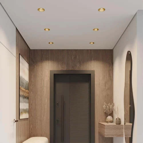 Светильник точечный Nova 359850 Novotech бронзовый на 1 лампу, основание бронзовое в стиле хай-тек круглый фото 3