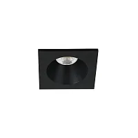Светильник точечный Helm Mini A2858PL-1BK Arte Lamp чёрный на 1 лампу, основание чёрное в стиле современный квадратный