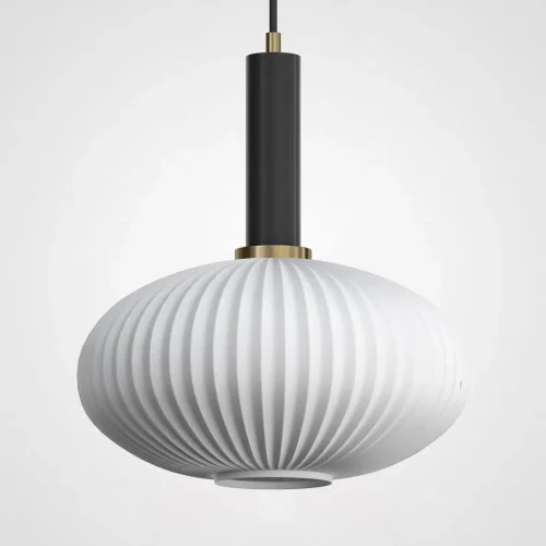 Светильник подвесной Ferm Living chinese lantern С Black / White 189637-26 ImperiumLoft белый на 1 лампу, основание чёрное в стиле современный лофт Светильник подвесной Ferm Living chinese lantern С Black / White 189637-26 ImperiumLoft белый на 1 лампу, основание чёрное в стиле современный лофт