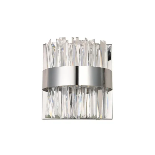 Бра LED Calabria 441 VL3073W01 Vele Luce прозрачный на 1 лампа, основание хром в стиле арт-деко  фото 2