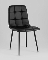 Стул Одди экокожа черный УТ000039992 Stool Group, чёрный/экокожа, ножки/металл/чёрный, размеры - *840****