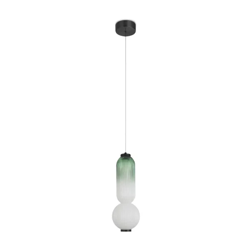 Светильник подвесной LED Awards FR6140PL-L12B Freya белый 1 лампа, основание чёрное в стиле современный  фото 2