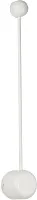 Бра LED Provo V10539-WL Moderli белый на 1 лампу, основание белое в стиле хай-тек отражённый свет