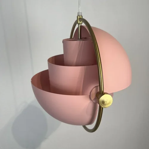 Светильник подвесной Weisdorff 123430-22 ImperiumLoft розовый 1 лампа, основание латунь в стиле современный лофт арт-деко  фото 11