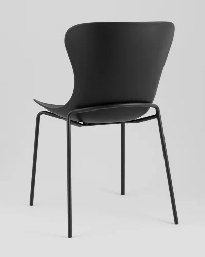 Стул Shaya, пластик черный УТ000040181 Stool Group, чёрный/пластик, ножки/металл/чёрный, размеры - *835**** фото 4