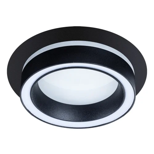 Светильник точечный Atik A4513PL-1BK Arte Lamp чёрный на 1 лампу, основание чёрное в стиле современный 