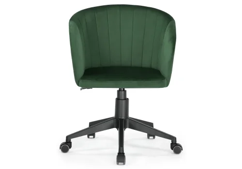 Компьютерное кресло Тибо изумрудный 464220 Woodville, зелёный/велюр, ножки/пластик/чёрный, размеры - *900***600*600 фото 2