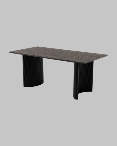 Стол обеденный Celestia 180*90*75, темное дерево УТ000041365 Stool Group столешница тёмная дерево из мдф