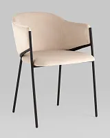 Стул Brace велюр молочный УТ000039128 Stool Group, /, ножки//, размеры - *780***560*560