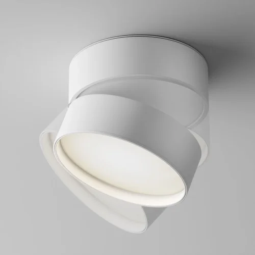 Светильник накладной LED Onda C024CL-L18W4K Maytoni белый 1 лампа, основание белое в стиле современный круглый фото 6