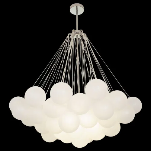 Светильник подвесной Dream 10129/1000 LOFT IT белый 9 ламп, основание хром в стиле современный шар фото 2