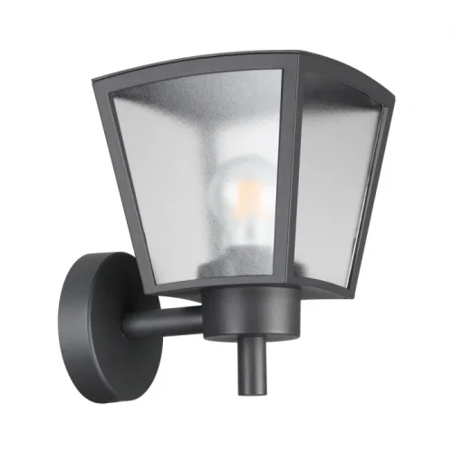 Настенный светильник Park 370943 Novotech уличный IP54 чёрный 1 лампа, плафон прозрачный в стиле хай-тек E27