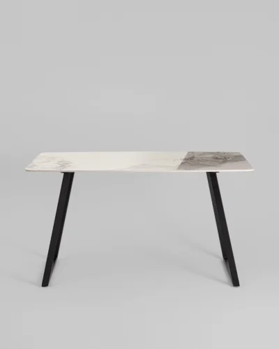 Стол обеденный Vermont, 140*80, керамика светлая, столешница УТ000040513 Stool Group столешница белая из керамика фото 6