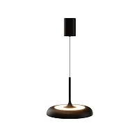 Светильник подвесной LED Gerhard MOD189PL-L39B3K Maytoni чёрный на 1 лампу, основание чёрное в стиле современный 