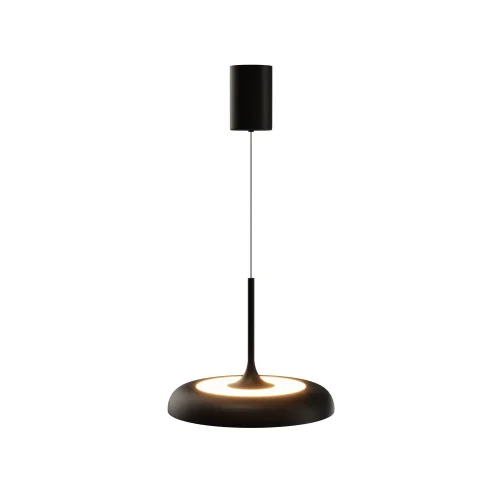 Светильник подвесной LED Gerhard MOD189PL-L39B3K Maytoni чёрный на 1 лампу, основание чёрное в стиле современный 