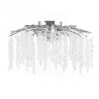 Люстра потолочная Милано-3 23312.700.6.G9.D CR Артемилано прозрачная на 6 ламп, основание хром в стиле флористика современный ветви
