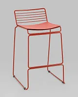 Стул полубарный Danny, бордовый, с подушкой УТ000038990 Stool Group, /, ножки//, размеры - *800***380*470