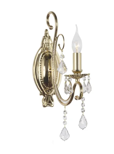 Бра Fabrizia E 2.1.1.200 G Dio D'Arte без плафона на 1 лампа, основание золотое в стиле классический 