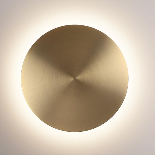 Бра LED Galaxy 7072/12WL Odeon Light бронзовый на 1 лампу, основание бронзовое в стиле хай-тек отражённый свет фото 3