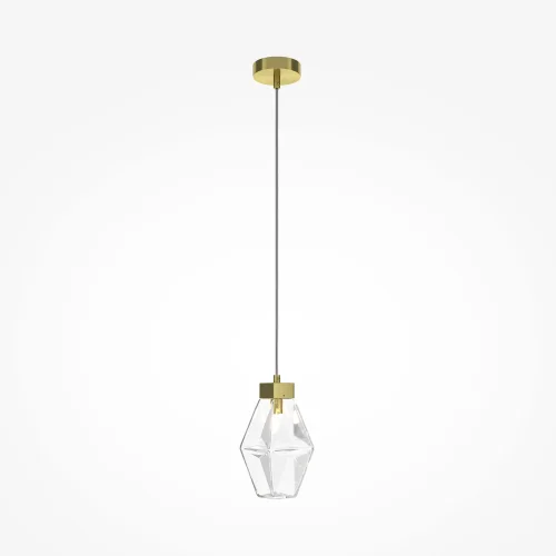 Светильник подвесной Coctail time MOD325PL-01G Maytoni прозрачный 1 лампа, основание золотое в стиле современный арт-деко  фото 5