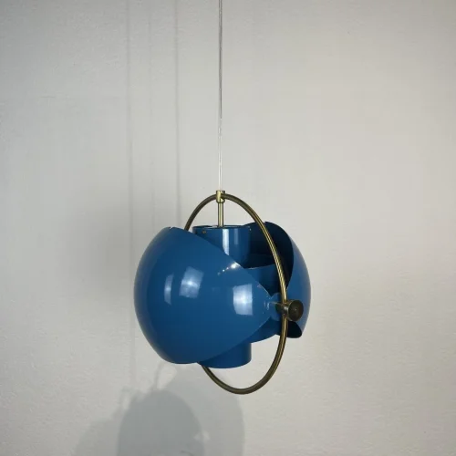 Светильник подвесной Weisdorff 123427-22 ImperiumLoft синий 1 лампа, основание латунь в стиле современный лофт арт-деко  фото 13