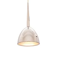 Светильник подвесной Bora LDP 9179-1 CHR Lumina Deco хром 1 лампа, основание хром в стиле современный 