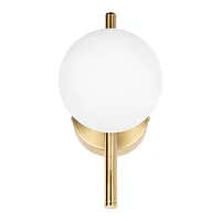 Бра Tely 10236/1W LOFT IT белый 1 лампа, основание золотое в стиле современный шар