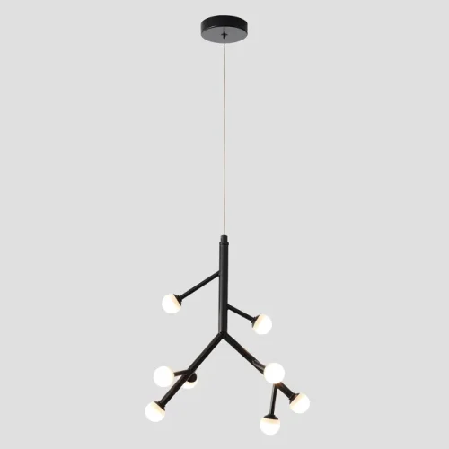 Светильник подвесной ЛЕД TWIG SP16W LED Crystal Lux белый на 1 лампу, основание чёрное в стиле современный фото 3