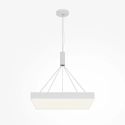 Светильник потолочный LED Zon C032CL-90W4K-SQ-W Maytoni белый на 1 лампу, основание белое в стиле современный квадраты фото 9