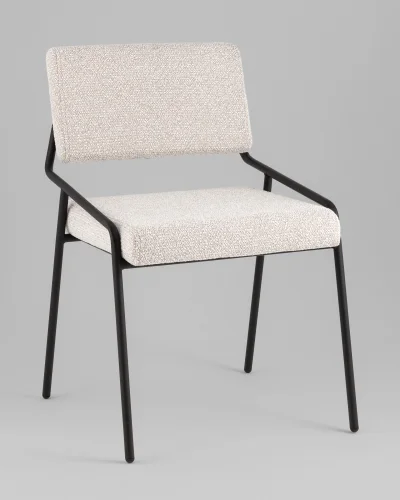 Стул Теллинг шенилл серо-бежевый УТ000041943 Stool Group, /, ножки//, размеры - *****