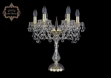 Настольная лампа 12.26.6.141-45.Gd.B Bohemia Art Classic прозрачная 6 ламп, основание золотое металл в стиле классический 