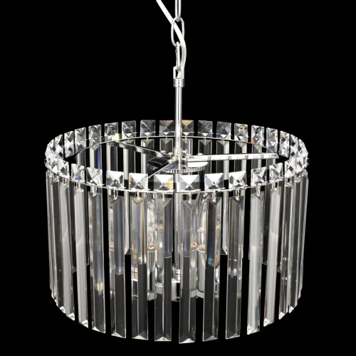 Люстра подвесная Джейн CL306141 Citilux прозрачная на 4 лампы, основание хром в стиле классический  фото 6