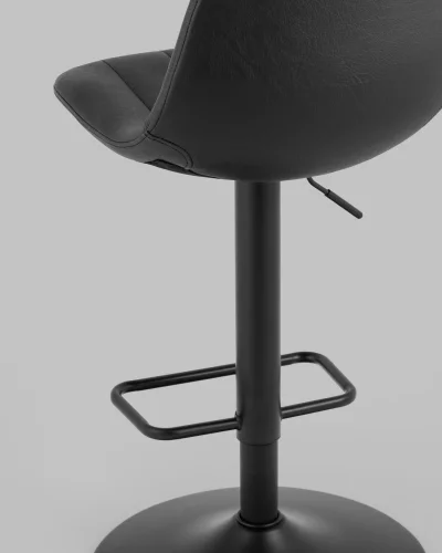 Стул барный Code, экокожа, чёрный УТ000038965 Stool Group, /, ножки//, размеры - *1120***450*485 фото 3