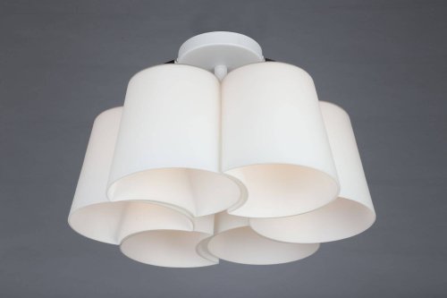 Люстра потолочная Toledo OML-28107-06 Omnilux белая на 6 ламп, основание белое в стиле современный  фото 2