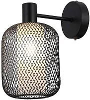 Бра Tokri 4602-1W F-promo чёрный белый на 1 лампу, основание чёрное в стиле лофт 