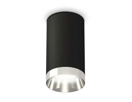 Светильник накладной Techno spot XS6323022 Ambrella light чёрный 1 лампа, основание чёрное в стиле современный круглый