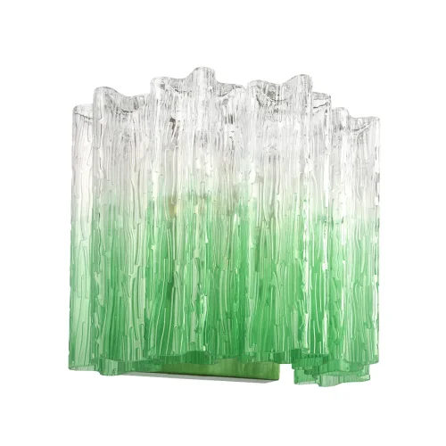 Бра Мурано / Murano 10580W Clear green LOFT IT зелёный на 3 лампы, основание бронзовое в стиле арт-деко современный фото 2 Бра Мурано / Murano 10580W Clear green LOFT IT зелёный на 3 лампы, основание бронзовое в стиле арт-деко современный фото 2