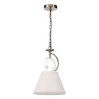 Светильник подвесной GVENET 167676-26 ImperiumLoft белый 1 лампа, основание латунь в стиле арт-деко фьюжн американский 