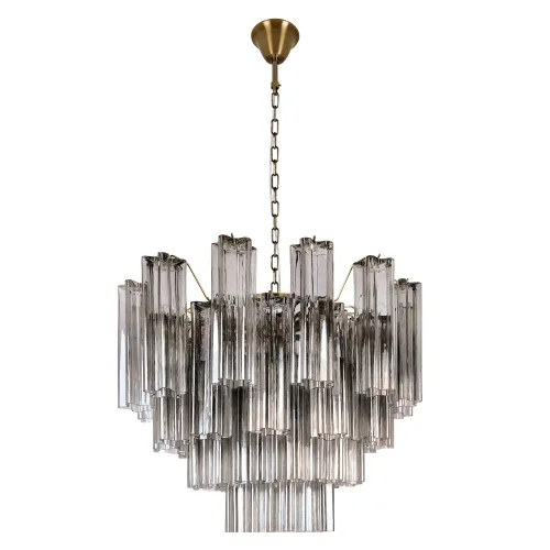 Люстра подвесная Мурано / Murano 10580/600 Ash LOFT IT чёрная дымчатая на 10 ламп, основание бронзовое в стиле современный арт-деко Люстра подвесная Мурано / Murano 10580/600 Ash LOFT IT чёрная дымчатая на 10 ламп, основание бронзовое в стиле современный арт-деко