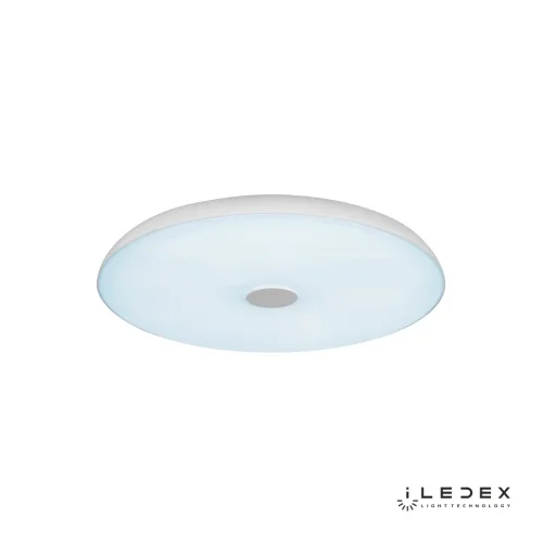 Светильник потолочный LED с пультом Music 1706/400 WH iLedex белый 1 лампа, основание белое в стиле современный хай-тек с пультом фото 3