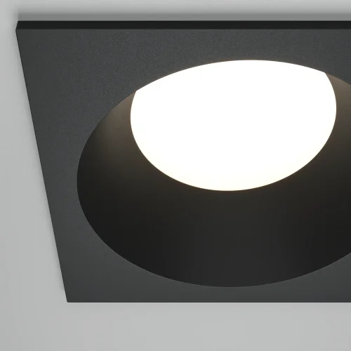 Светильник точечный Share DL126-GX53-SQ-B Maytoni чёрный на 1 лампу, основание чёрное в стиле современный квадратный фото 2