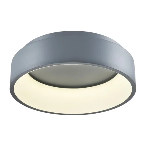 Светильник потолочный LED Piero V2284-CL Moderli серый на 1 лампу, основание серое в стиле хай-тек фото 4