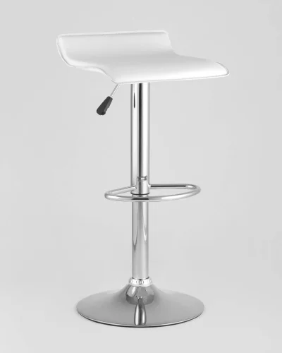 Стул барный hi-tec NEW, белый NP УТ000037630 Stool Group, белый/экокожа, ножки//хром, размеры - 630*830***395*395
