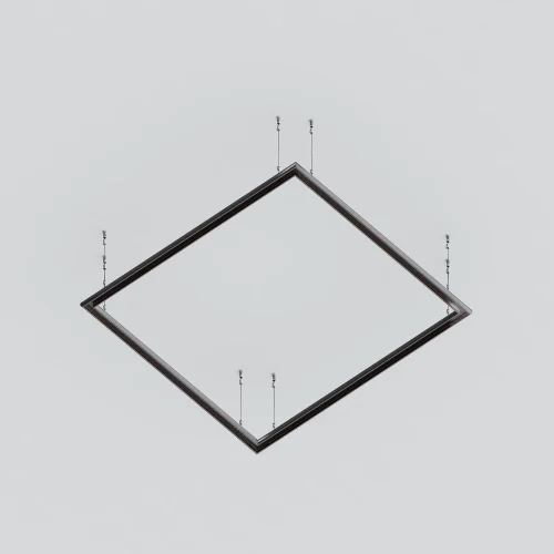 Шинопровод 2м низкопрофильный подвесной круглый Magnetic track system Exility TRXM034-R-412B Maytoni чёрный в стиле хай-тек современный для светильников серии Magnetic track system Exility накладной шинопровод exility тонкая магнитная фото 4