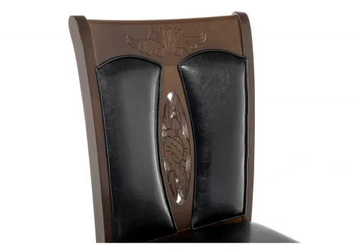 Деревянный стул Gala dirty oak / black 11420 Woodville, чёрный/экокожа, ножки/дерево/коричневый, размеры - ****500*600 фото 8